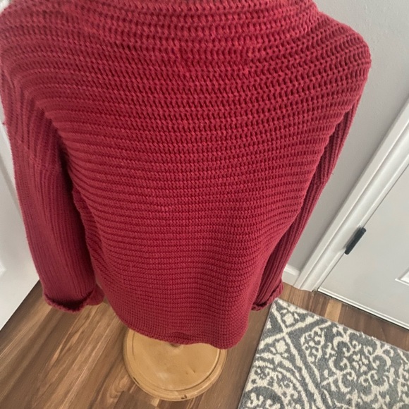 Vintage two one two- chunky yred cable knit oversized sweater OS - Picture 6 of 11